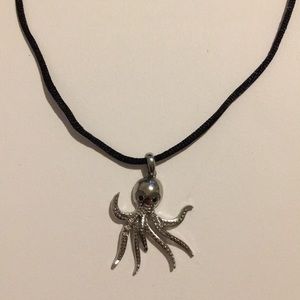 Silver Octopus Necklace